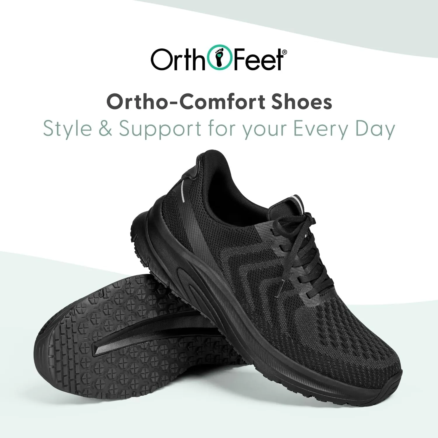 Orthofeet Men's Orthopedic Hands-Free Tilos Slip-On Sneakers