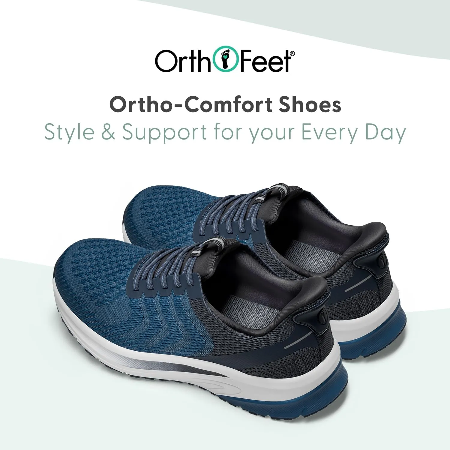 Orthofeet Men's Orthopedic Hands-Free Tilos Slip-On Sneakers