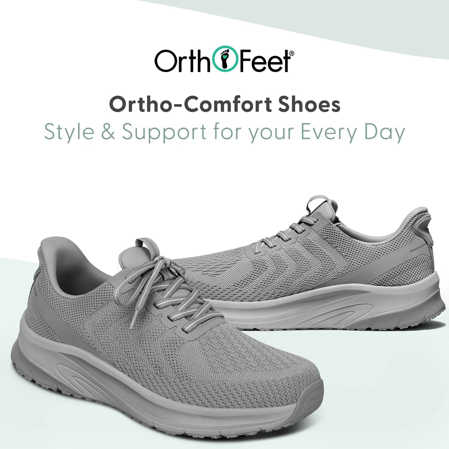 Orthofeet Men's Orthopedic Hands-Free Tilos Slip-On Sneakers