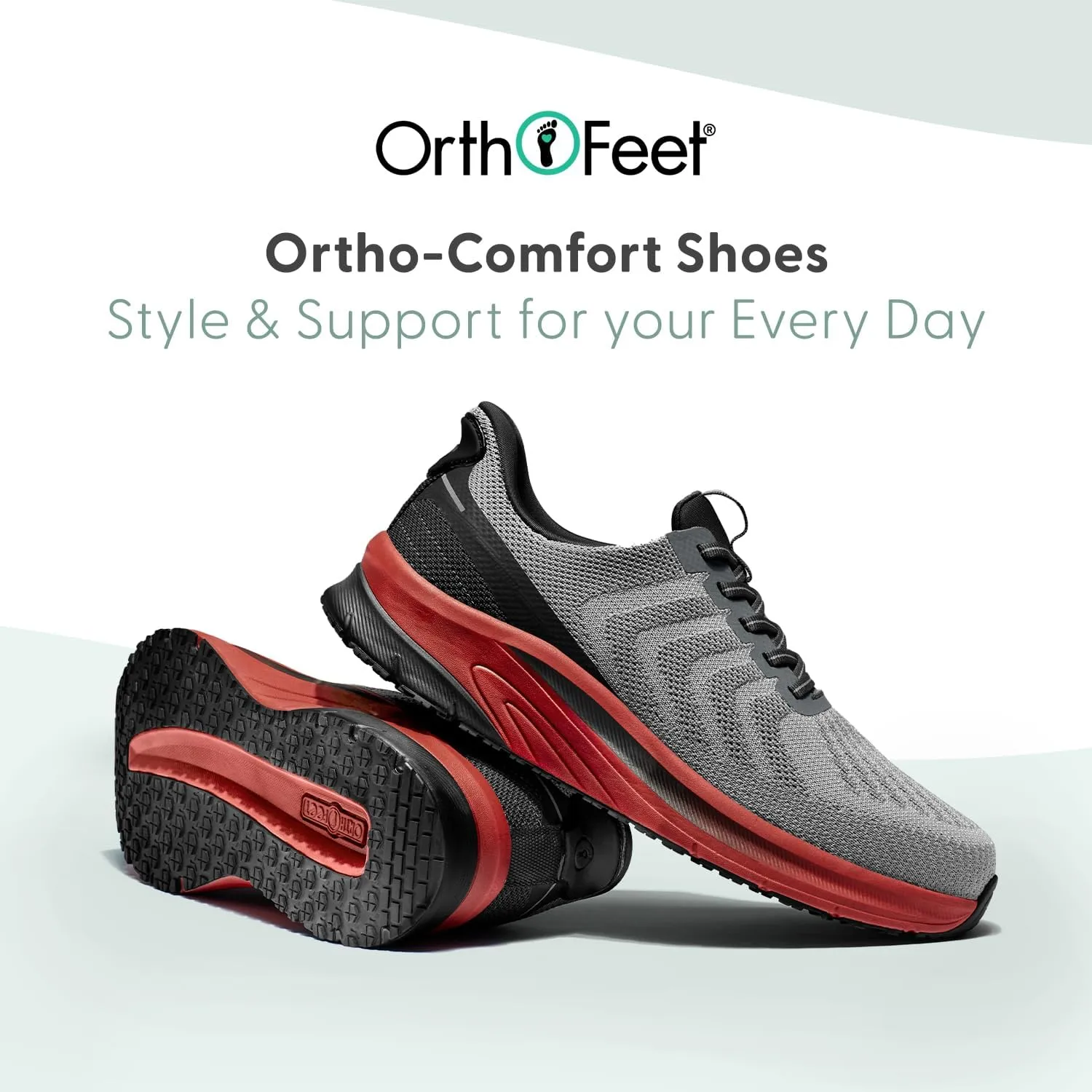 Orthofeet Men's Orthopedic Hands-Free Tilos Slip-On Sneakers