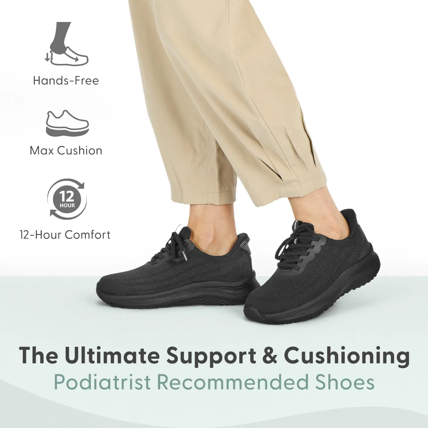 Orthofeet Women's Orthopedic Hands-Free Nira Slip-On Sneakers