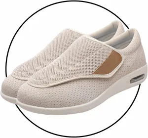 Orthopedic Shoes for Mens Running Walking Slip On Sneakers Plantar Fasciitis Supportive Fashion Boat Shoes for Flat Feet Comfortable Slip-On Sneakers