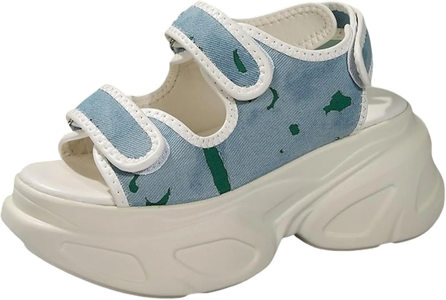 Platform Sandals Women Summer Outdoor Camping Walking Beach Sandals Sandles Women Open Toe Flatform Fashion Sandals