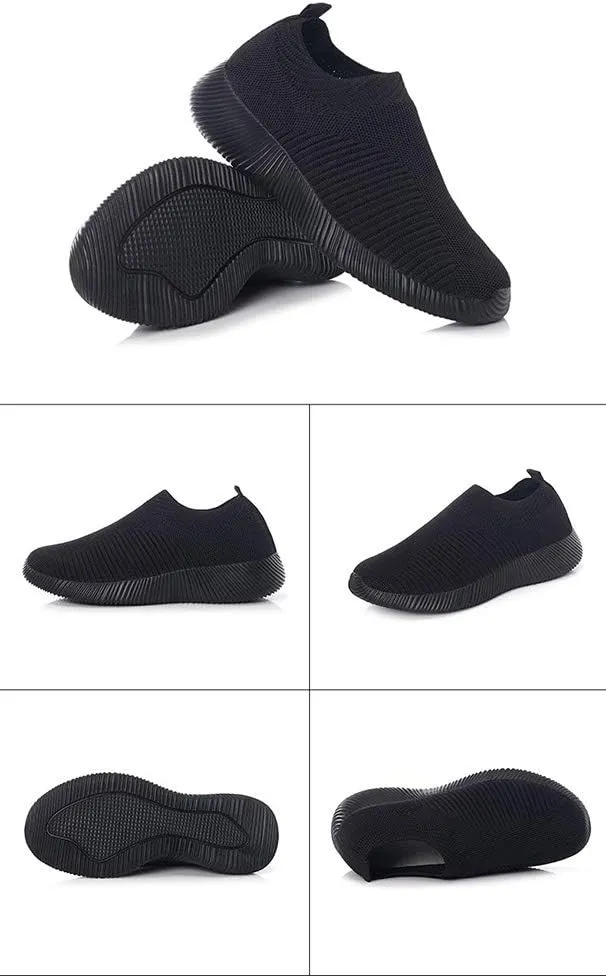 Rojeam Unisex Trainers Men Women Breathable Running Shoes for Casual Sports Gym Jogging Fitness Walking
