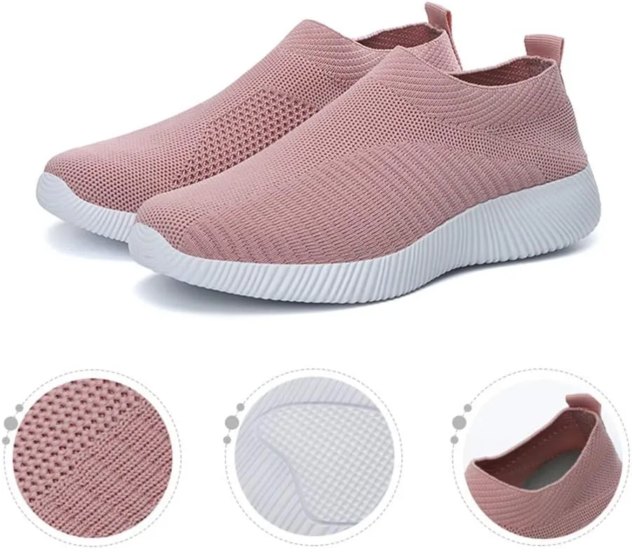 Rojeam Unisex Trainers Men Women Breathable Running Shoes for Casual Sports Gym Jogging Fitness Walking