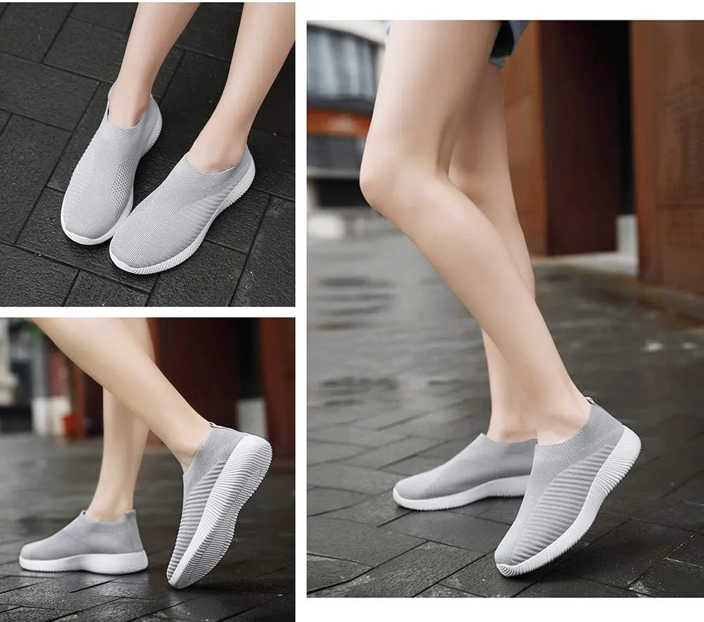 Rojeam Unisex Trainers Men Women Breathable Running Shoes for Casual Sports Gym Jogging Fitness Walking