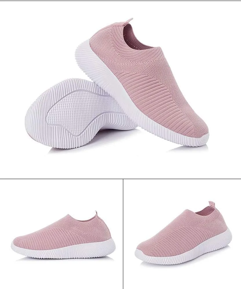 Rojeam Unisex Trainers Men Women Breathable Running Shoes for Casual Sports Gym Jogging Fitness Walking