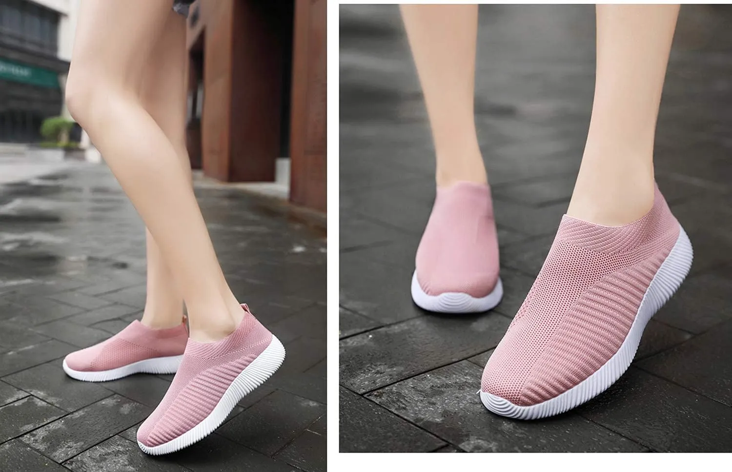 Rojeam Unisex Trainers Men Women Breathable Running Shoes for Casual Sports Gym Jogging Fitness Walking