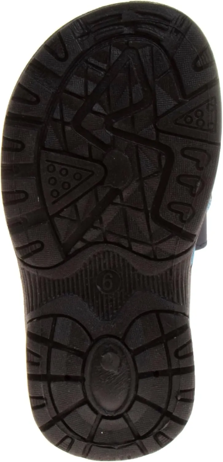Rugged Bear Kids Boys Girls Open-Toe Outdoor Sport Water Sandals - beach pool slide adjustable strap shoes athletic summer (Toddler/Little Kid/Big Kid)