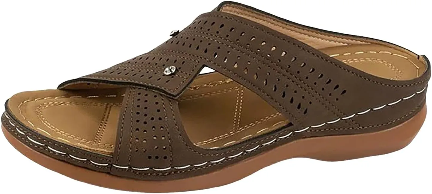 Sandalias para Mujer Elegantes, Flip Flops for Women Summer Beach Casual Sandals Comfortable Comfy Flip Flops