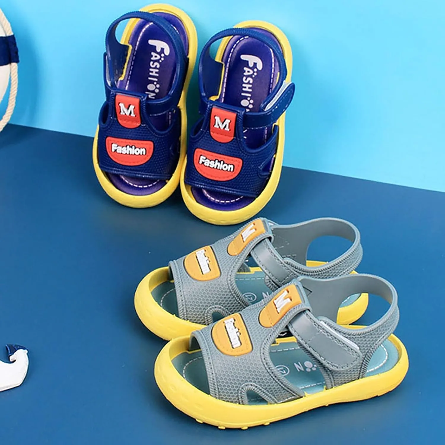 Sandals For Toddler Boys Infant Baby Adjustable Strap Lightweight Sandals Outdoor Casual Beach Comfort Shoes
