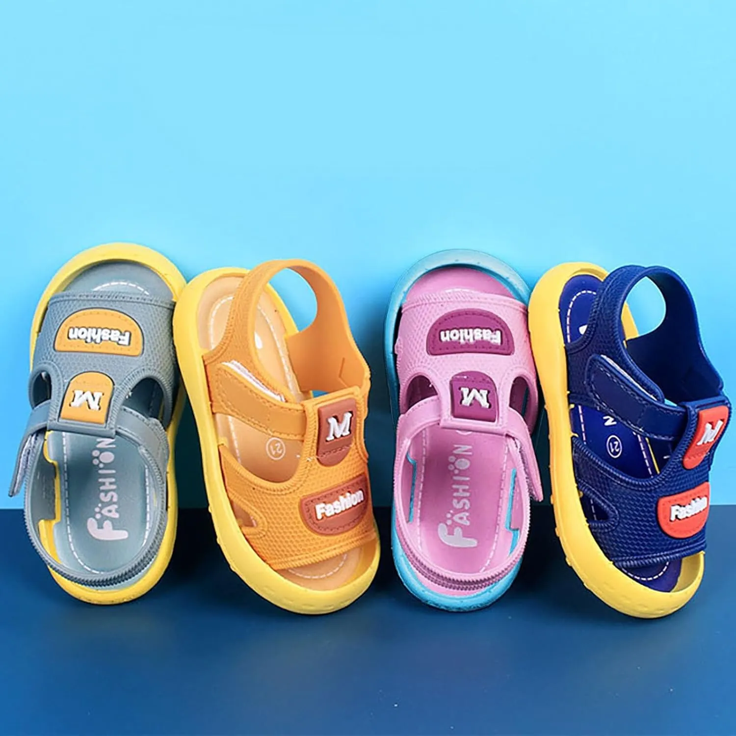 Sandals For Toddler Boys Infant Baby Adjustable Strap Lightweight Sandals Outdoor Casual Beach Comfort Shoes