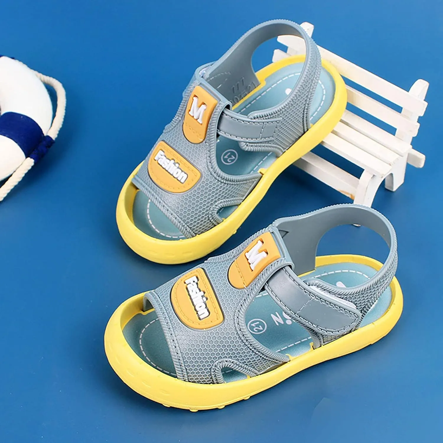 Sandals For Toddler Boys Infant Baby Adjustable Strap Lightweight Sandals Outdoor Casual Beach Comfort Shoes