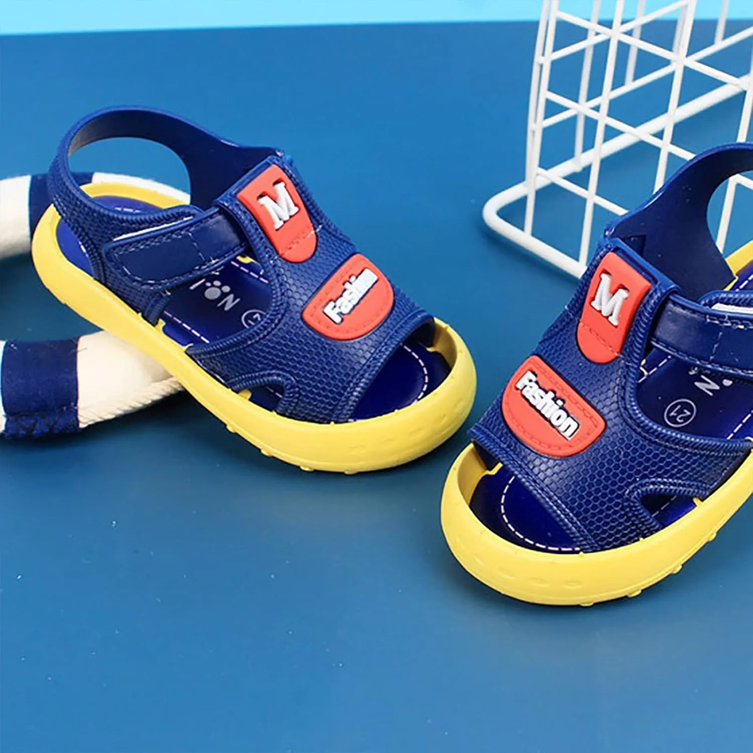 Sandals For Toddler Boys Infant Baby Adjustable Strap Lightweight Sandals Outdoor Casual Beach Comfort Shoes