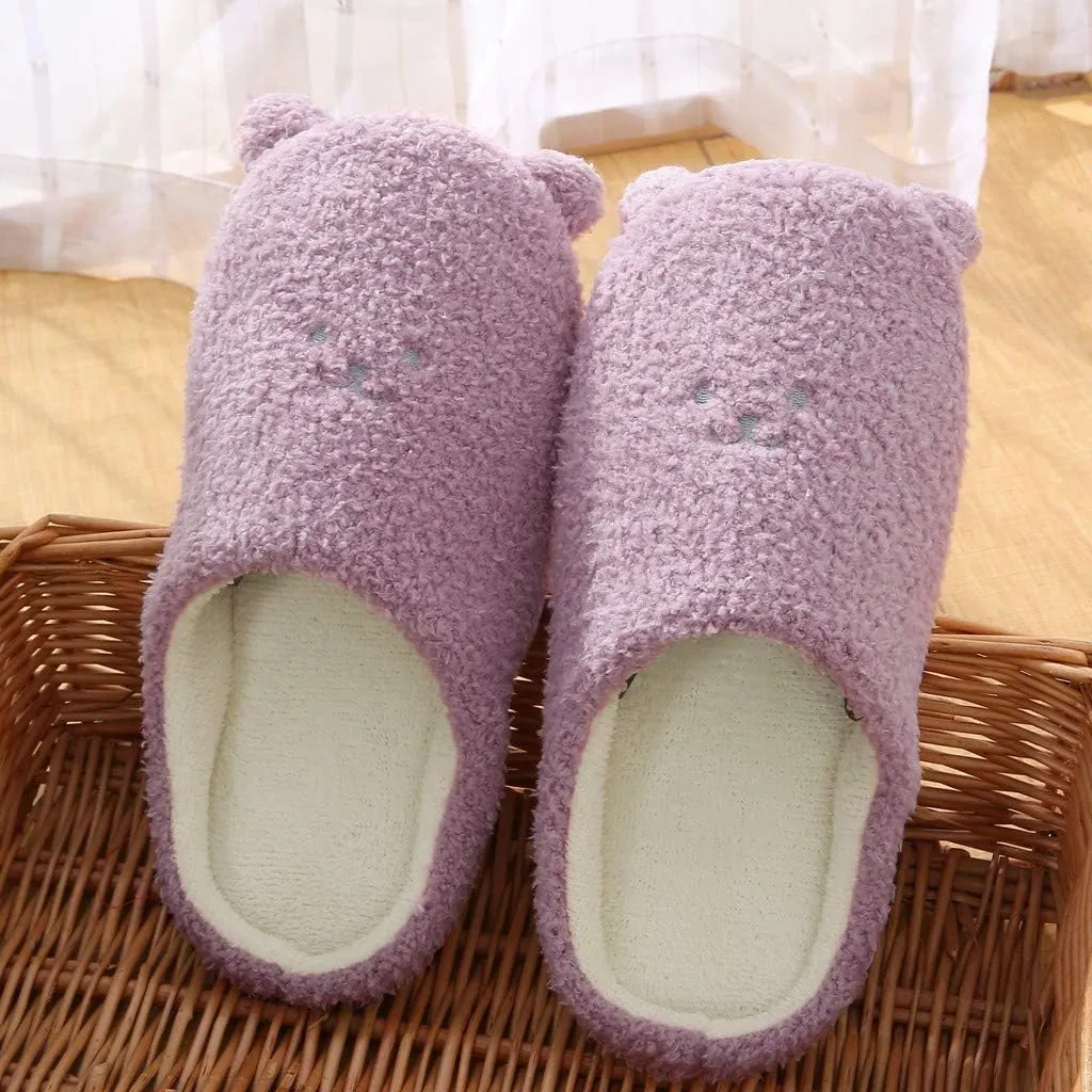 SBGMoSJ Womens Fuzzy Memory Foam Fluffy Winter Slippers Indoor Slippers Winter Supportive House Slippers Cute House Slippers for Women Boots Led Christmas Lights Gifts for Husband 2023