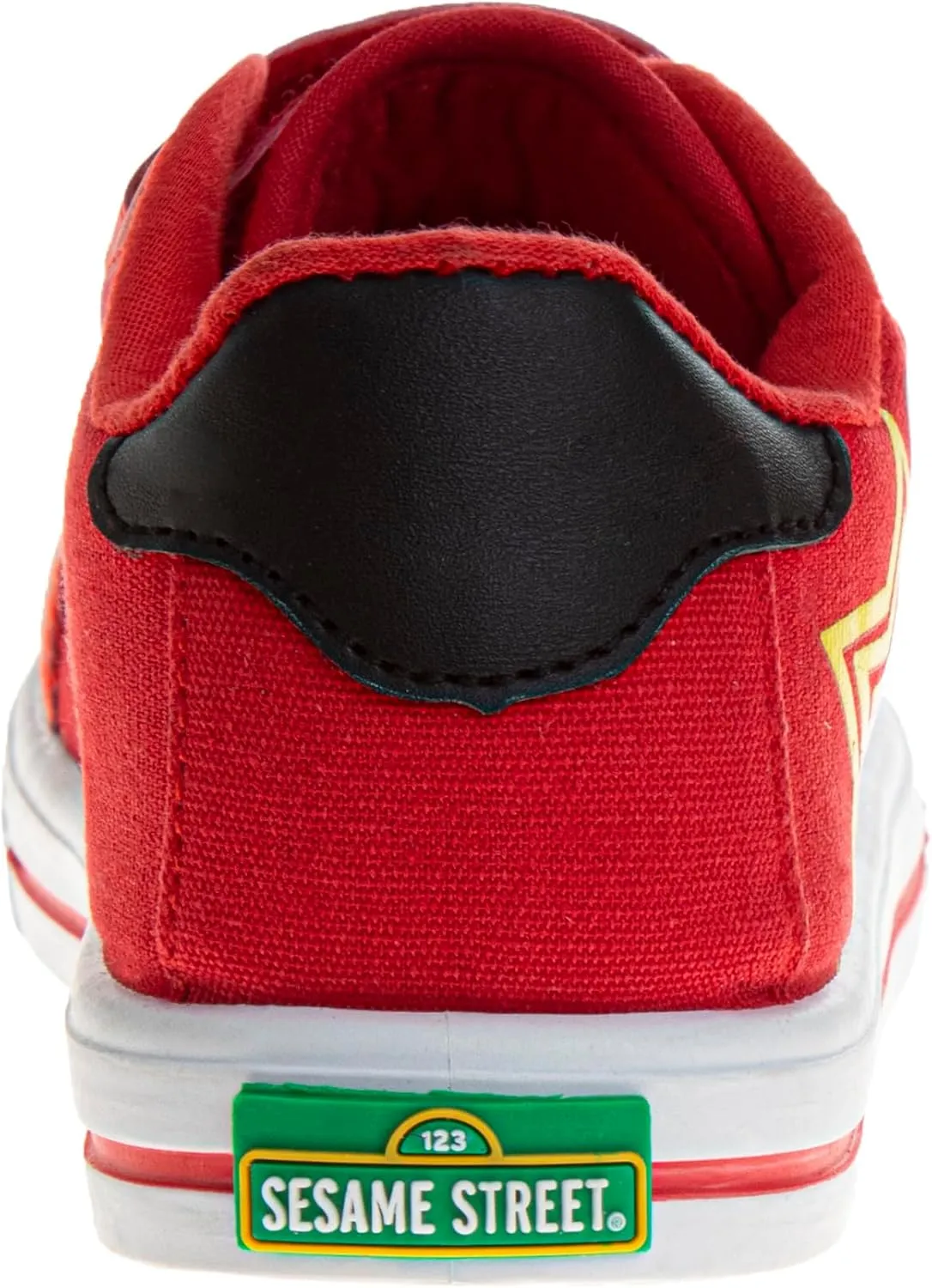 Sesame Street Elmo Strap Sneakers for Boys - Kids Lightweight Athletic Breathable Running Tennis Shoes Size 5-10 Toddler 11 Little Kid