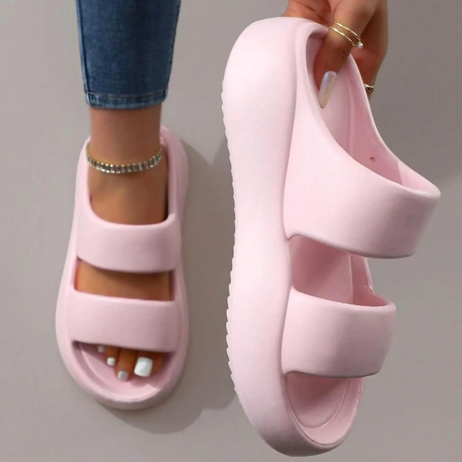 Shower Shoes for Women Indoor Home Beach Non Slip Sandal Shower Pool Slides Women's Non Slip Slippers