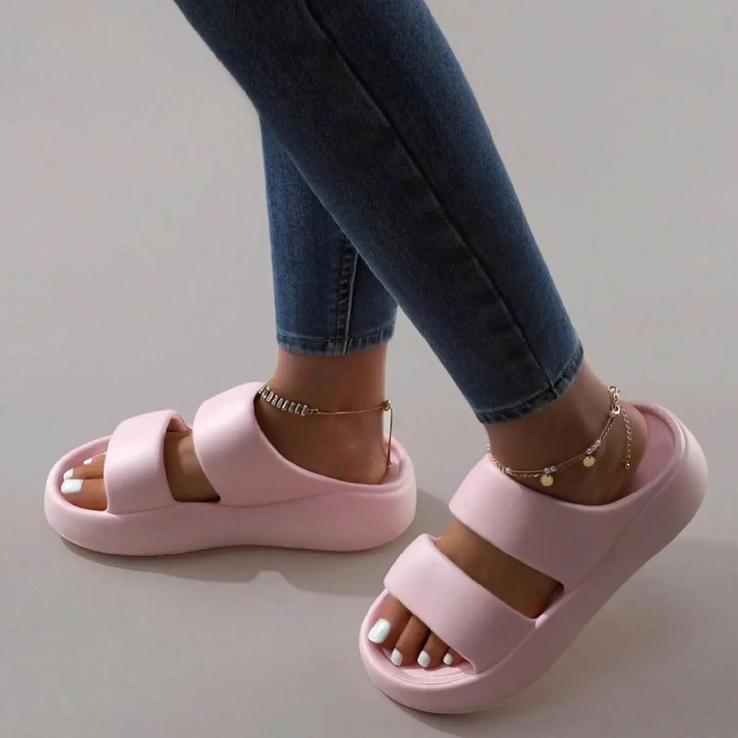Shower Shoes for Women Indoor Home Beach Non Slip Sandal Shower Pool Slides Women's Non Slip Slippers