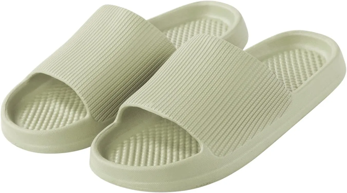 Slides for Women Quick Drying Shower Slippers with Open Toe Shower Sandals Women Lightweight Sandals