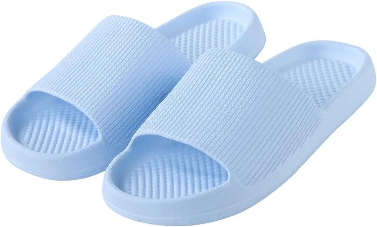Slides for Women Quick Drying Shower Slippers with Open Toe Shower Sandals Women Lightweight Sandals