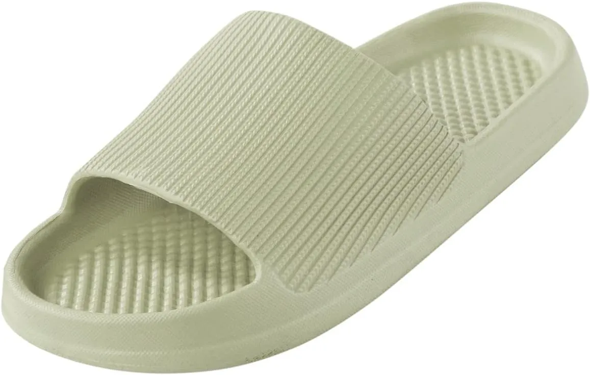 Slides for Women Quick Drying Shower Slippers with Open Toe Shower Sandals Women Lightweight Sandals