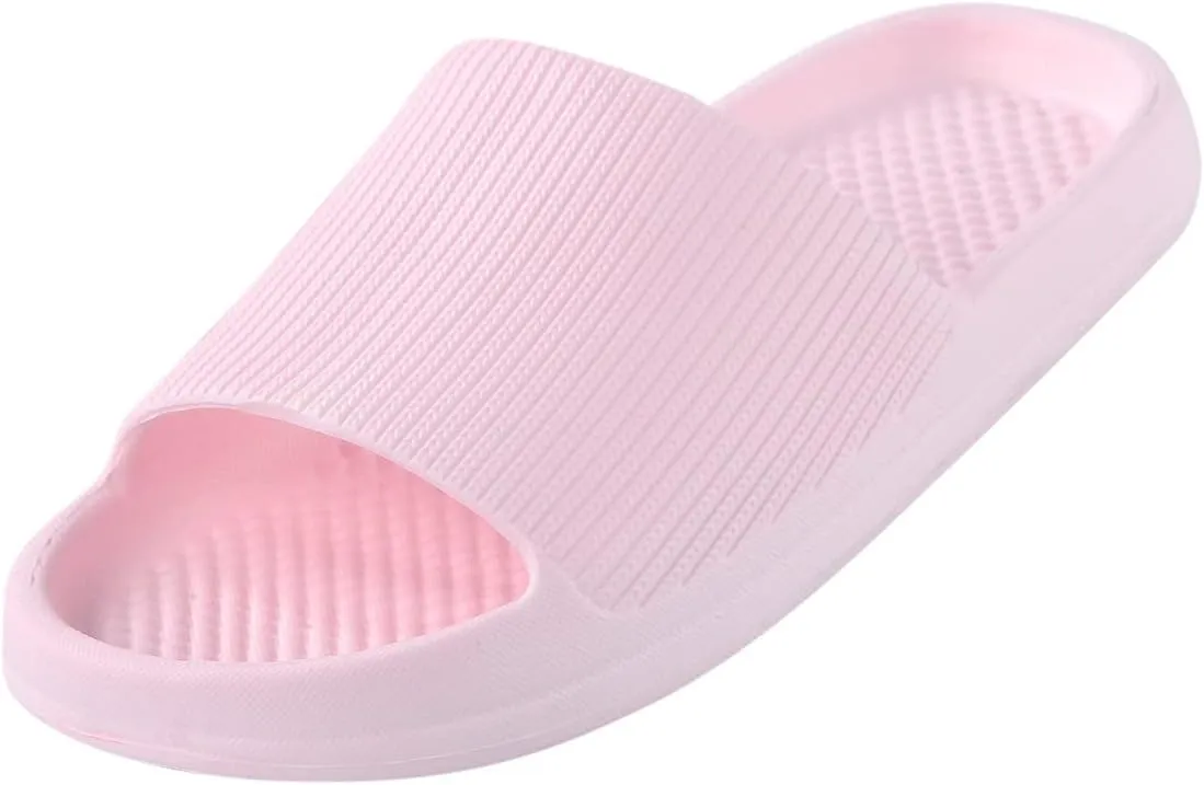 Slides for Women Quick Drying Shower Slippers with Open Toe Shower Sandals Women Lightweight Sandals