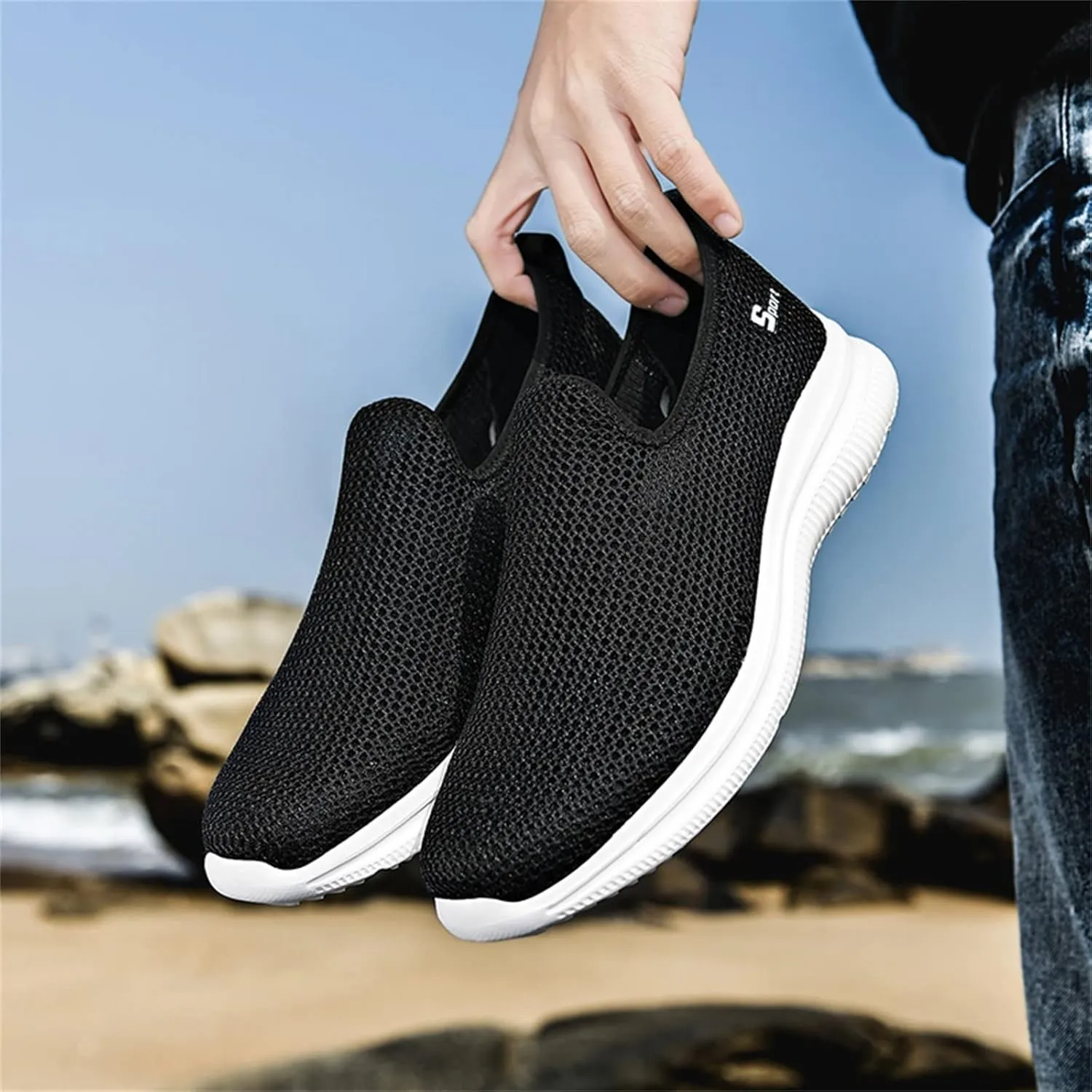 Slip On Sneakers Women Wide Width Size 9 Ladies Slip On Sneakers Non Slip Sneakers for Women Women's X Wide Width Slip On Sneakers Office Sneakers for Women Wide