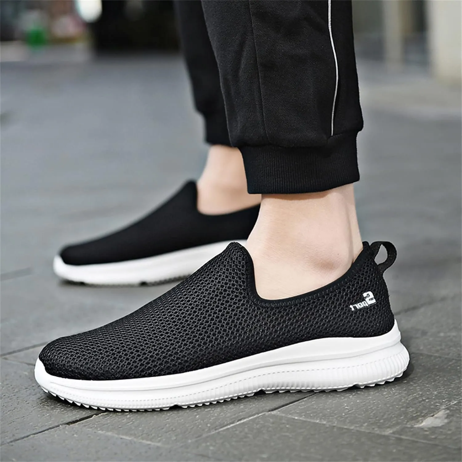 Slip On Sneakers Women Wide Width Size 9 Ladies Slip On Sneakers Non Slip Sneakers for Women Women's X Wide Width Slip On Sneakers Office Sneakers for Women Wide