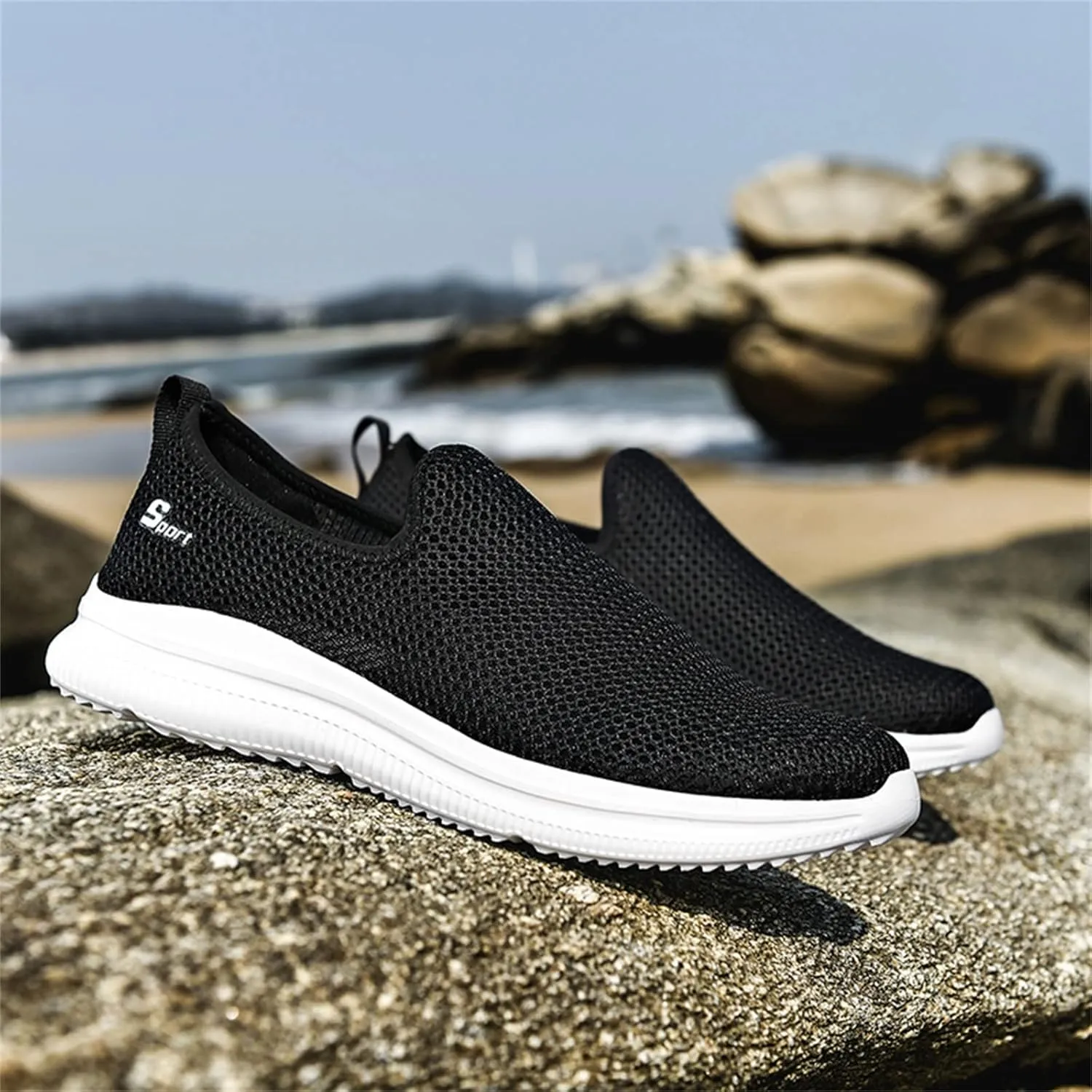 Slip On Sneakers Women Wide Width Size 9 Ladies Slip On Sneakers Non Slip Sneakers for Women Women's X Wide Width Slip On Sneakers Office Sneakers for Women Wide
