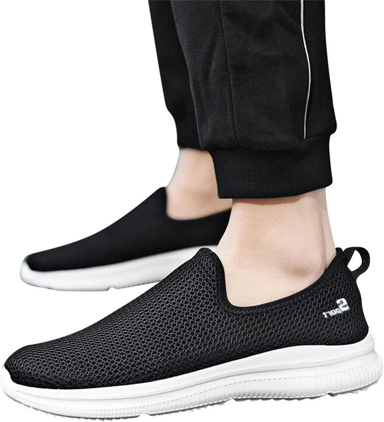 Slip On Sneakers Women Wide Width Size 9 Ladies Slip On Sneakers Non Slip Sneakers for Women Women's X Wide Width Slip On Sneakers Office Sneakers for Women Wide