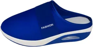 Sneakers for Women Breathable Mesh Walking Shoes Mules Lightweight Slip On Backless Comfort Wedge Platform Loafers