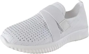 Sneakers for Women Mesh Slip On Running No Lace Walking Shoes Slip On Lightweight Gym Workout Breathable Fashion Sneakers