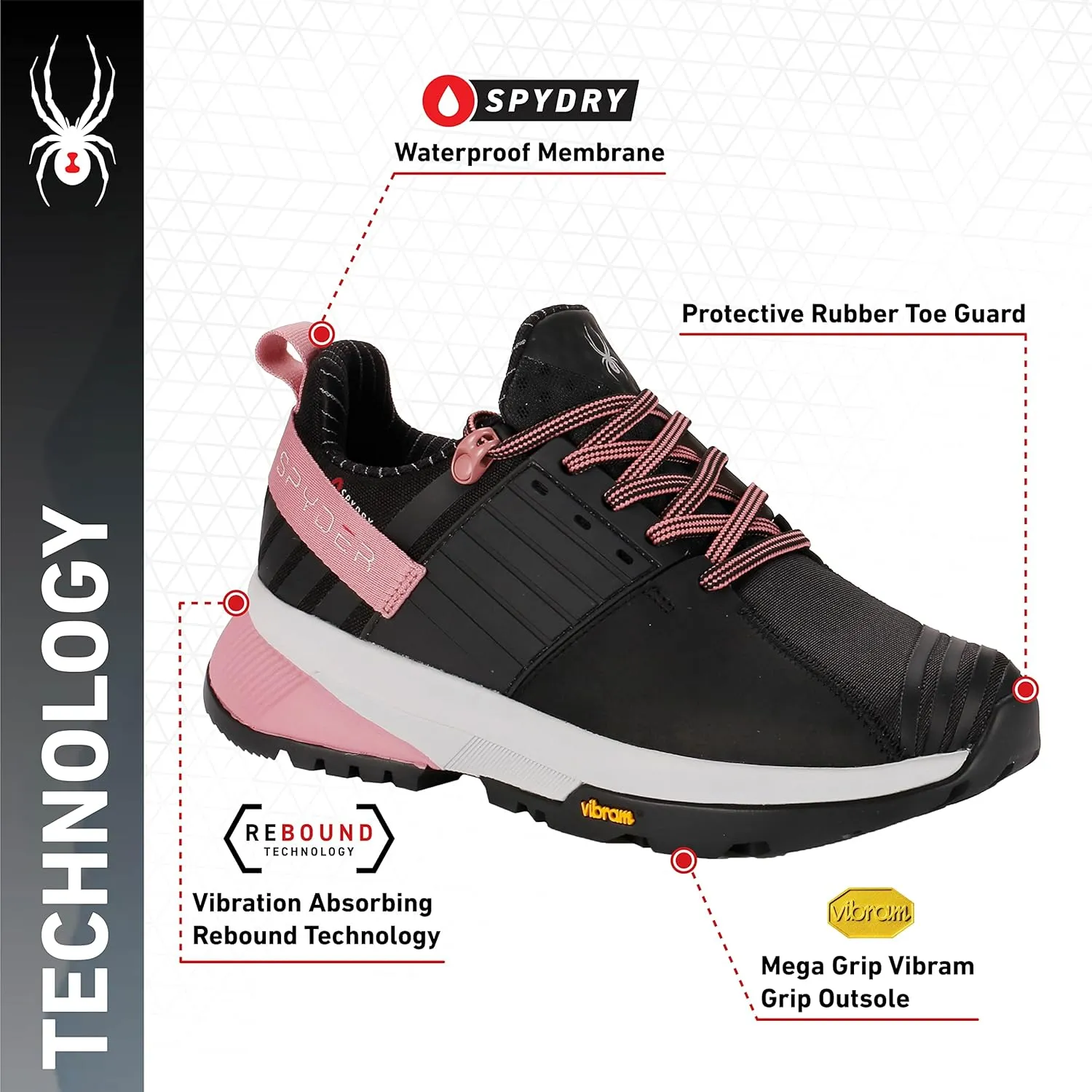 Spyder Women's Trail Running Shoes Shasta