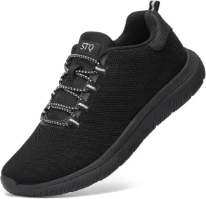 STQ Womens Walking Shoes Slip On Mesh Sneakers Lightweight Comfortable Arch Support