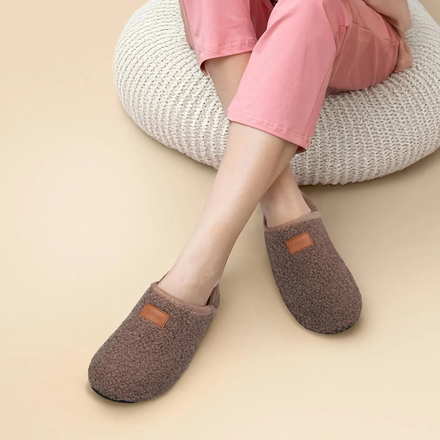 Tanamo House Slippers for Women Men Indoor Barefoot Slippers Socks Slip on House Shoes Cozy Comfy Slippers for Home Bedroom Travel Yoga