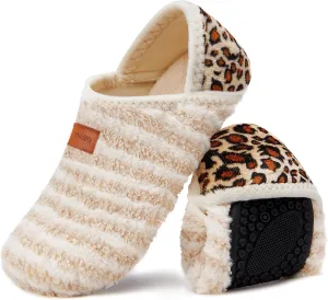 Tanamo House Slippers for Women Men Indoor Barefoot Slippers Socks Slip on House Shoes Cozy Comfy Slippers for Home Bedroom Travel Yoga