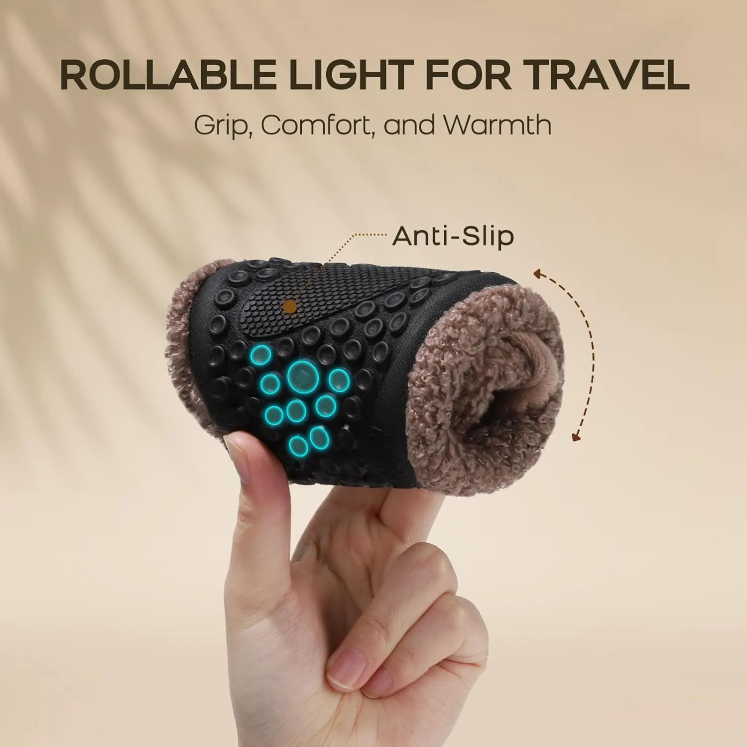 Tanamo House Slippers for Women Men Indoor Barefoot Slippers Socks Slip on House Shoes Cozy Comfy Slippers for Home Bedroom Travel Yoga