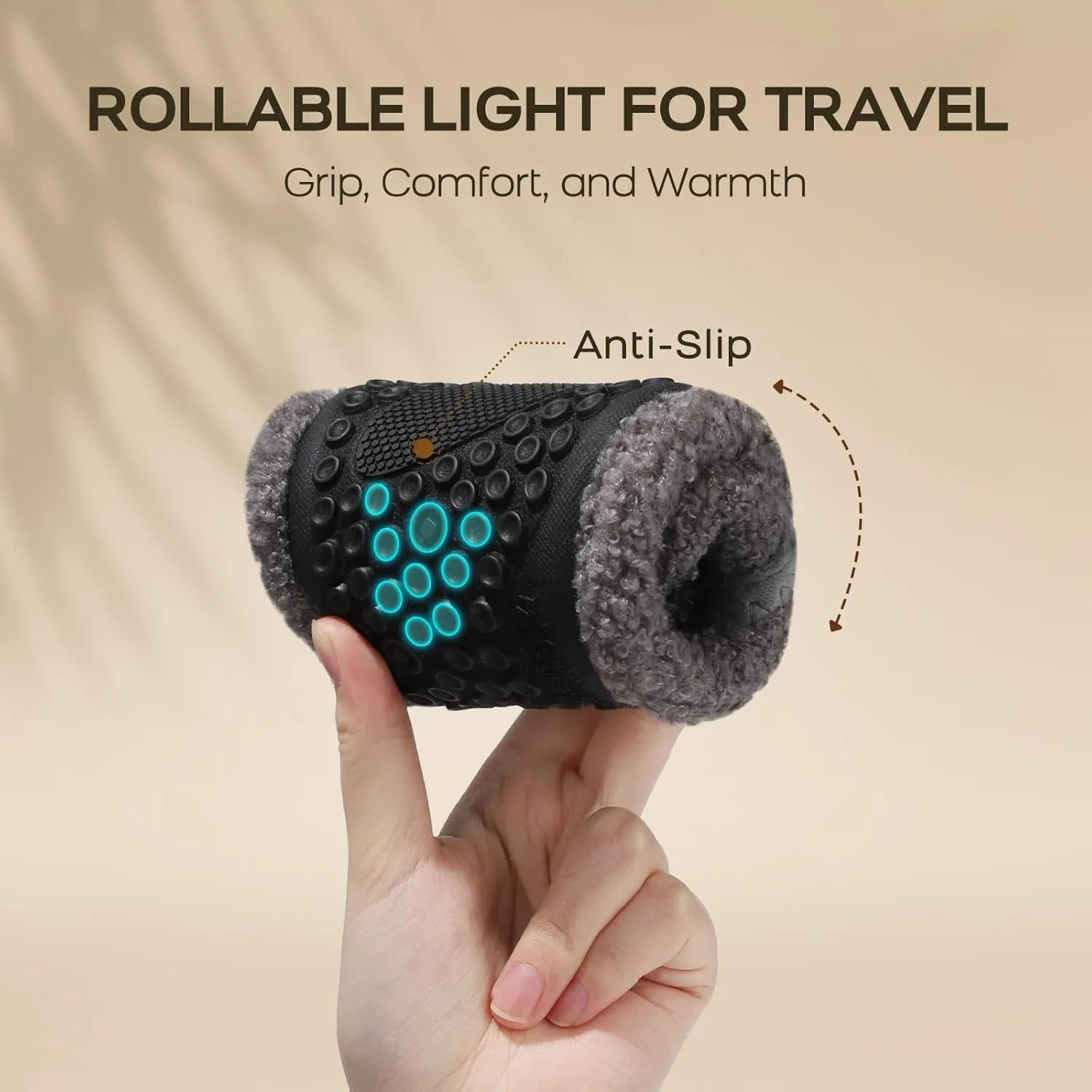 Tanamo House Slippers for Women Men Indoor Barefoot Slippers Socks Slip on House Shoes Cozy Comfy Slippers for Home Bedroom Travel Yoga