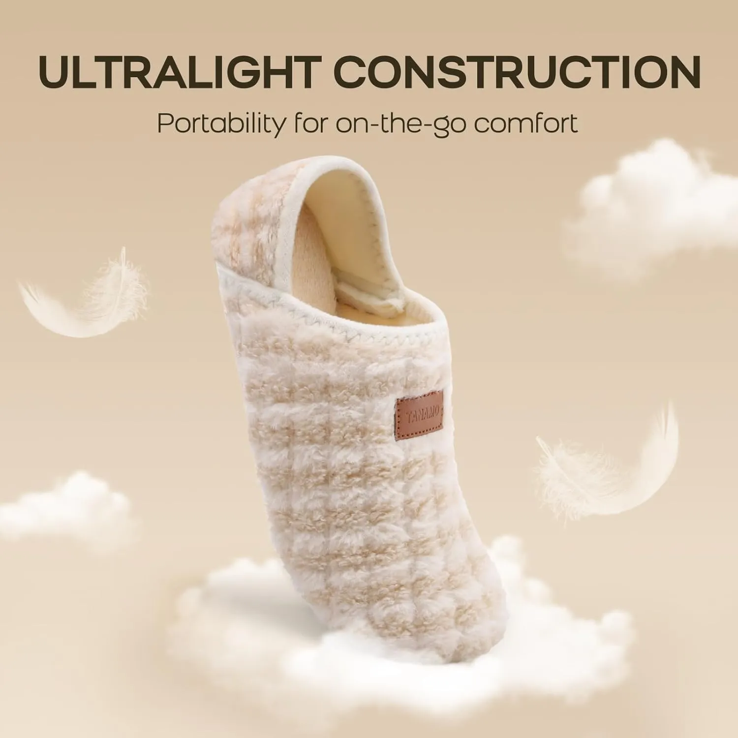 Tanamo House Slippers for Women Men Indoor Barefoot Slippers Socks Slip on House Shoes Cozy Comfy Slippers for Home Bedroom Travel Yoga