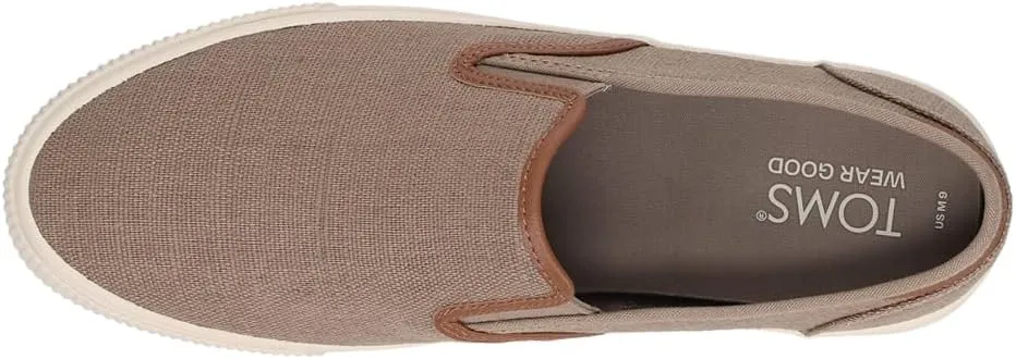 TOMS Mens Baja Slip On Sneakers Shoes Casual - Beige