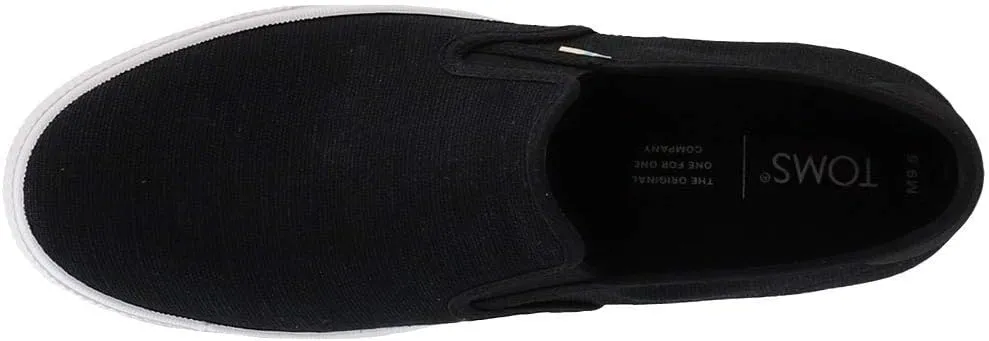 TOMS Mens Baja Slip On Sneakers Shoes Casual - Black