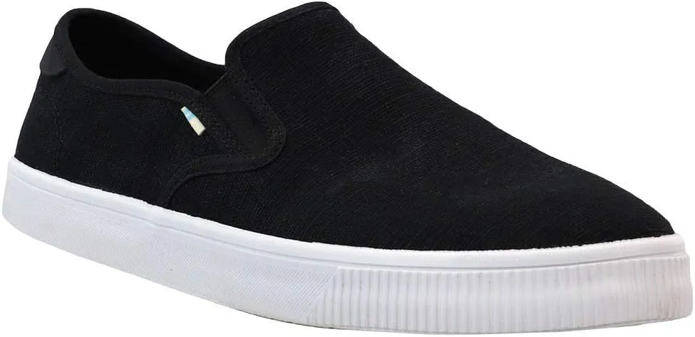TOMS Mens Baja Slip On Sneakers Shoes Casual - Black