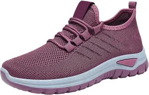 Trainers Womens, Lightweight Orthopedic Air Cushion Athletic Sneakers Ladies Breathable Running Shoes Gym Jogging Shoes
