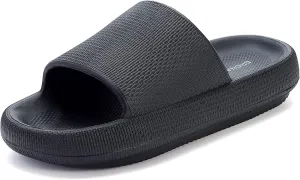 Unisex Adults Cloud Slides Men Women Soft Comfy Slippers Cushioned Thick Sole for Bathroom Shower Pool…