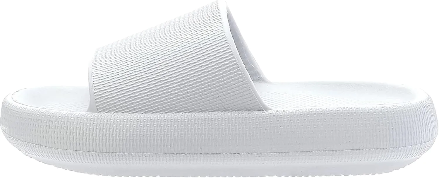 Unisex Adults Cloud Slides Men Women Soft Comfy Slippers Cushioned Thick Sole for Bathroom Shower Pool…