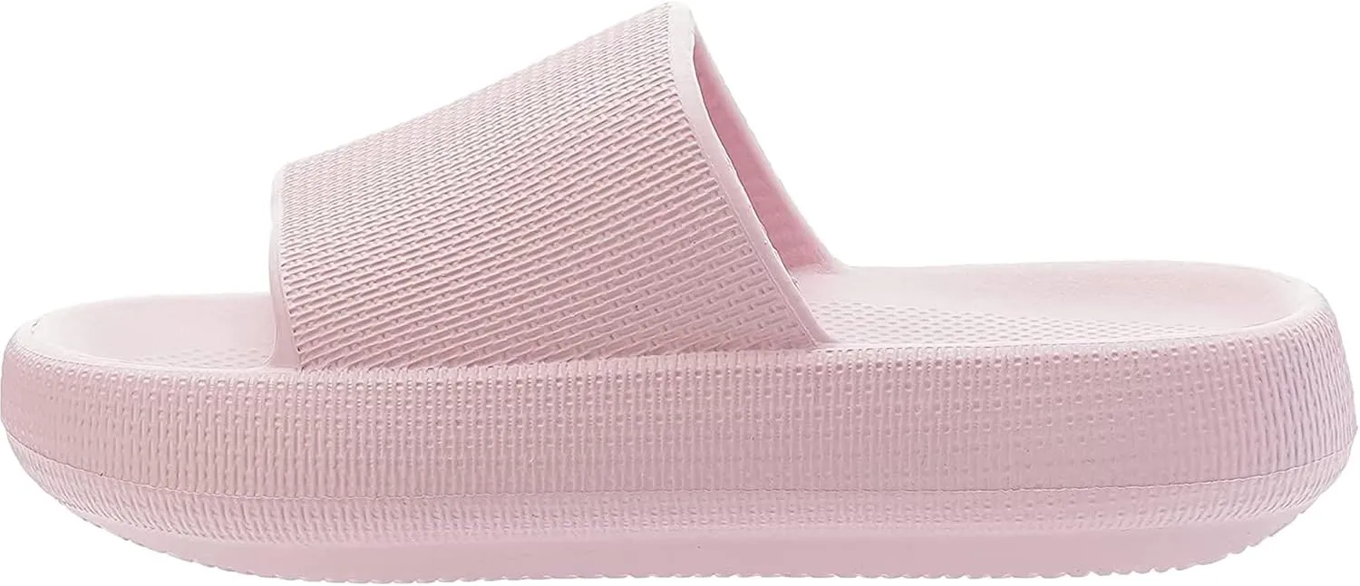 Unisex Adults Cloud Slides Men Women Soft Comfy Slippers Cushioned Thick Sole for Bathroom Shower Pool…