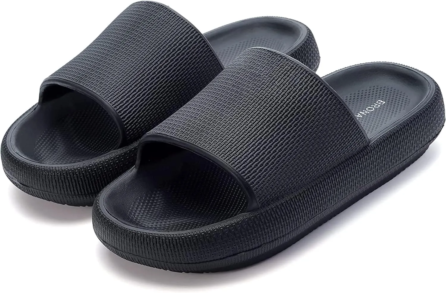 Unisex Adults Cloud Slides Men Women Soft Comfy Slippers Cushioned Thick Sole for Bathroom Shower Pool…