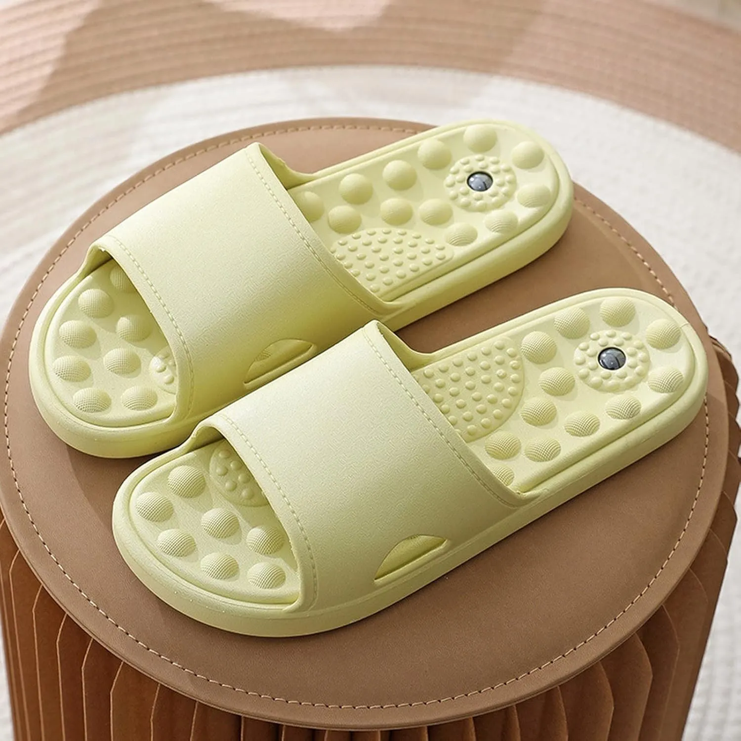 Vacation Sandals for Women Quick Drying Non Slip Slippers Comfortable Slides Sandals Women's Pillow Slippers