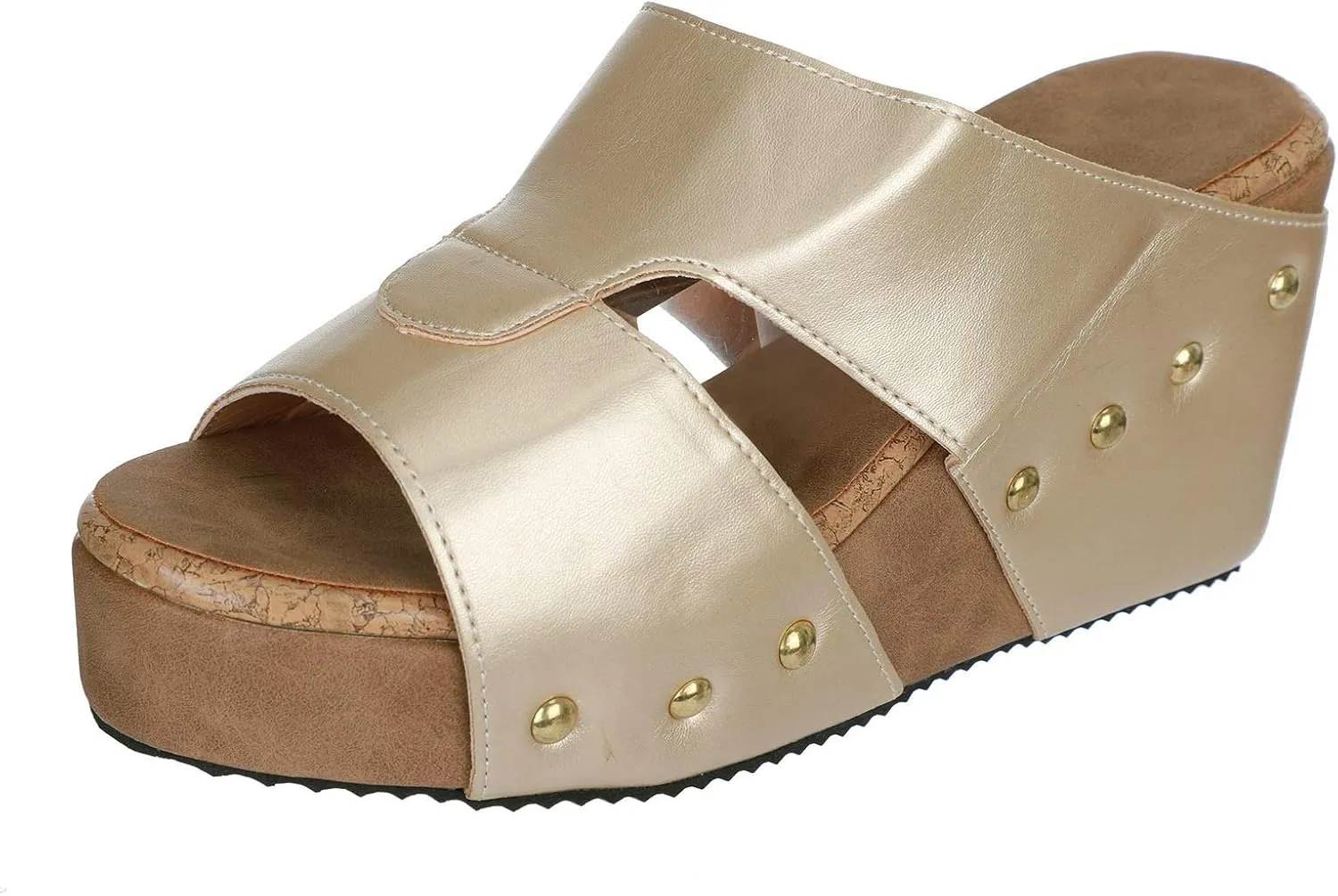 Wedge Sandals for Women Comfortable Wide Width Cushioned Footbed Adjustable Straps Platform Slides Summer Walking Shoes 2025 Spring and Summer Vacation