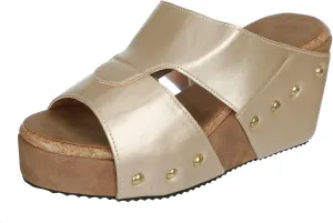 Wedge Sandals for Women Comfortable Wide Width Cushioned Footbed Adjustable Straps Platform Slides Summer Walking Shoes 2025 Spring and Summer Vacation
